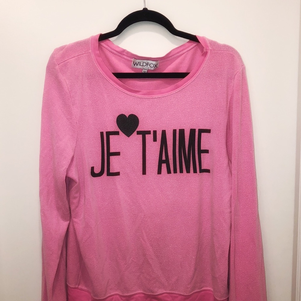 Wildfox Pink Sweatshirt